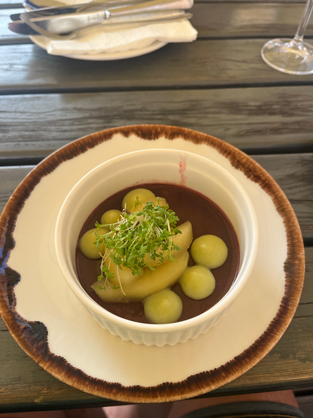 Rabbit Parfait With Pear and Melon - Prague Style
